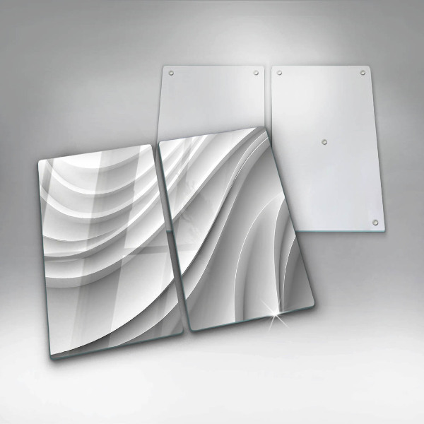 Glas Ceranfeldabdeckung Geometrische Linien