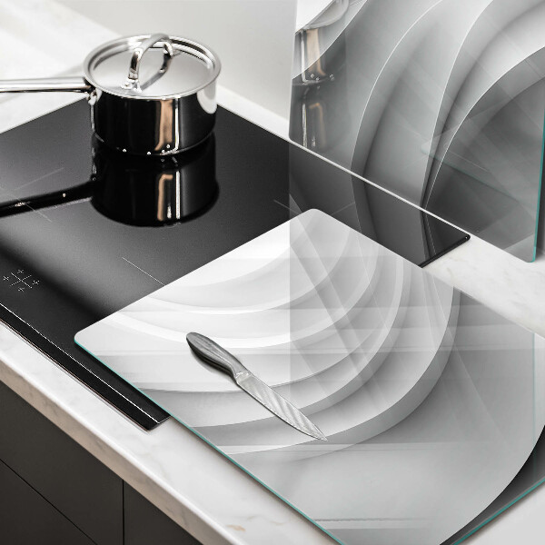 Glas Ceranfeldabdeckung Geometrische Linien