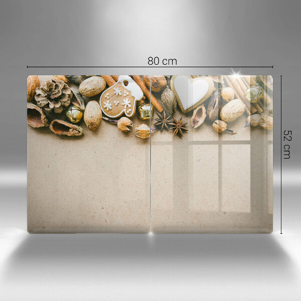 Glas Ceranfeldabdeckung Weihnachtsdekorationen