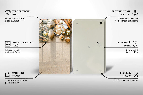 Glas Ceranfeldabdeckung Weihnachtsdekorationen