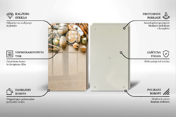 Glas Ceranfeldabdeckung Weihnachtsdekorationen