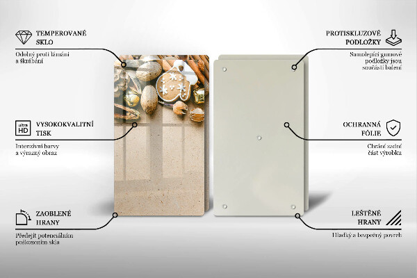 Glas Ceranfeldabdeckung Weihnachtsdekorationen
