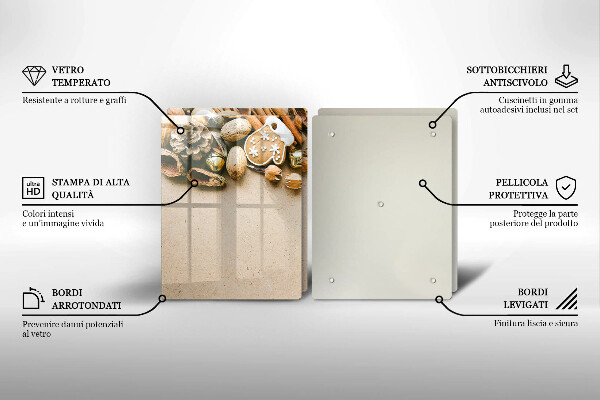 Glas Ceranfeldabdeckung Weihnachtsdekorationen