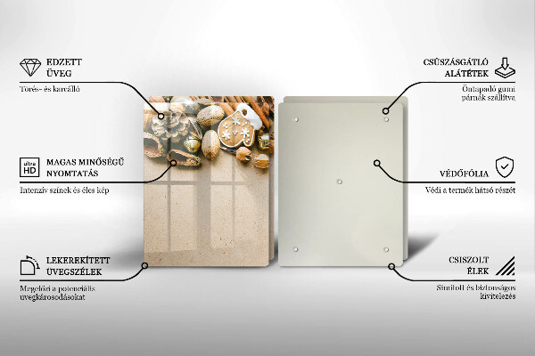 Glas Ceranfeldabdeckung Weihnachtsdekorationen