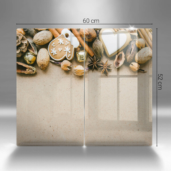 Glas Ceranfeldabdeckung Weihnachtsdekorationen