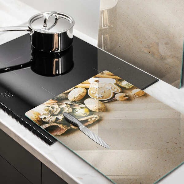 Glas Ceranfeldabdeckung Weihnachtsdekorationen