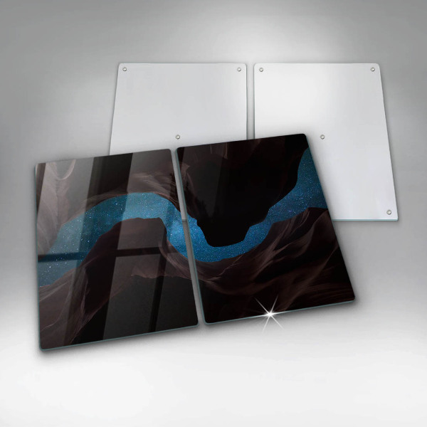 Glas Ceranfeldabdeckung Sternenklarer Himmel