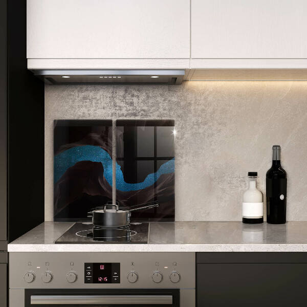 Glas Ceranfeldabdeckung Sternenklarer Himmel