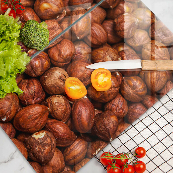 Glas Ceranfeldabdeckung Haselnüsse