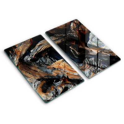 Glas Ceranfeldabdeckung Abstraktes Muster