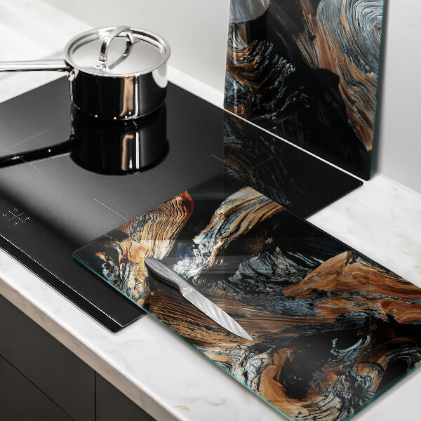 Glas Ceranfeldabdeckung Abstraktes Muster