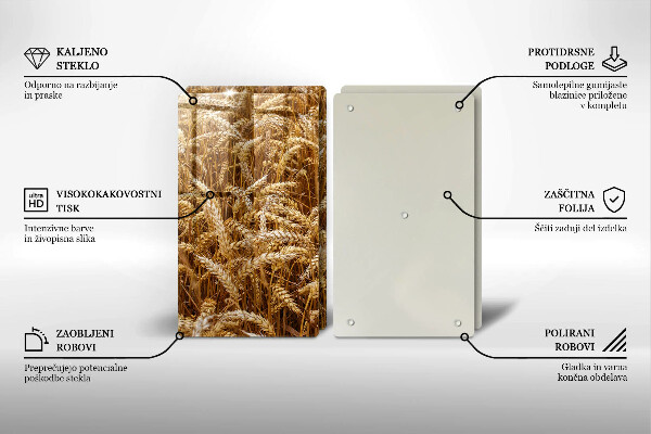 Glas Ceranfeldabdeckung Getreidefeld