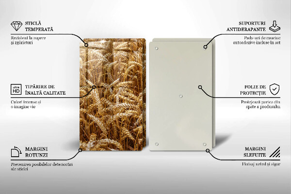 Glas Ceranfeldabdeckung Getreidefeld