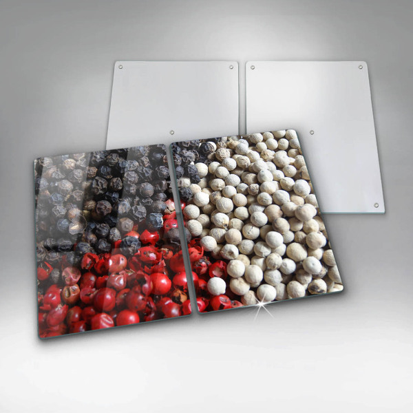 Glas Ceranfeldabdeckung Schwarzer Pfeffer