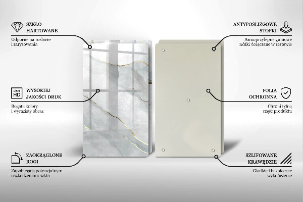 Glas Ceranfeldabdeckung Steinstruktur