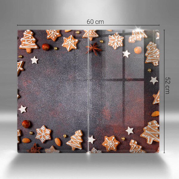 Glas Ceranfeldabdeckung Lebkuchenweihnachten