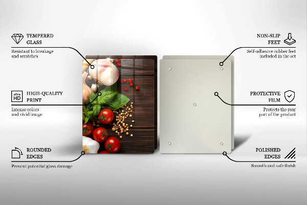 Glas Ceranfeldabdeckung Gemüse auf dem Tisch