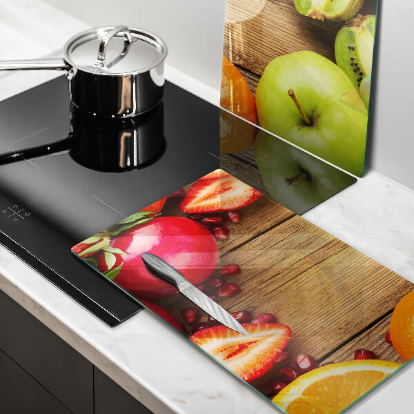 Glas Ceranfeldabdeckung Frisches Obst