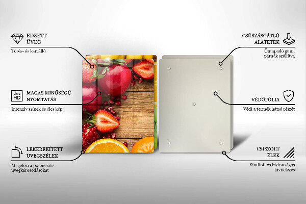 Glas Ceranfeldabdeckung Frisches Obst