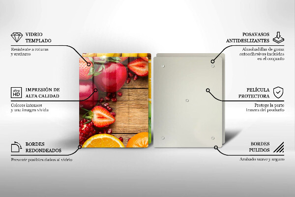 Glas Ceranfeldabdeckung Frisches Obst