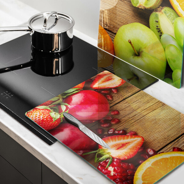 Glas Ceranfeldabdeckung Frisches Obst