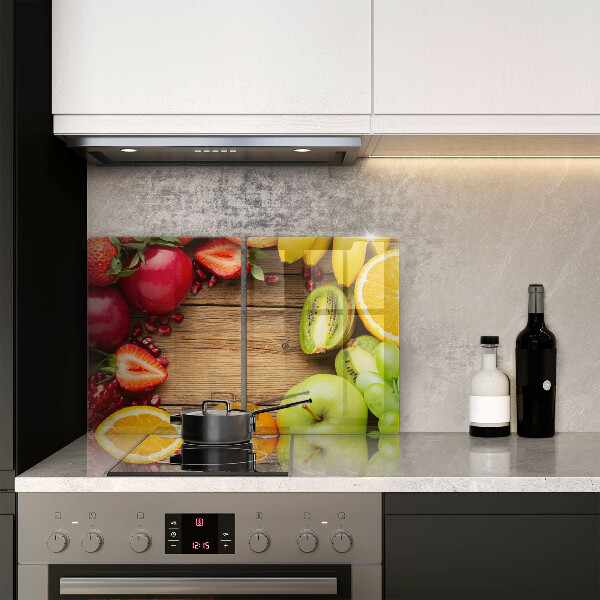 Glas Ceranfeldabdeckung Frisches Obst