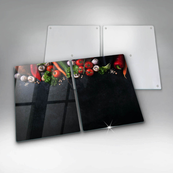 Glas Ceranfeldabdeckung Buntes Gemüse