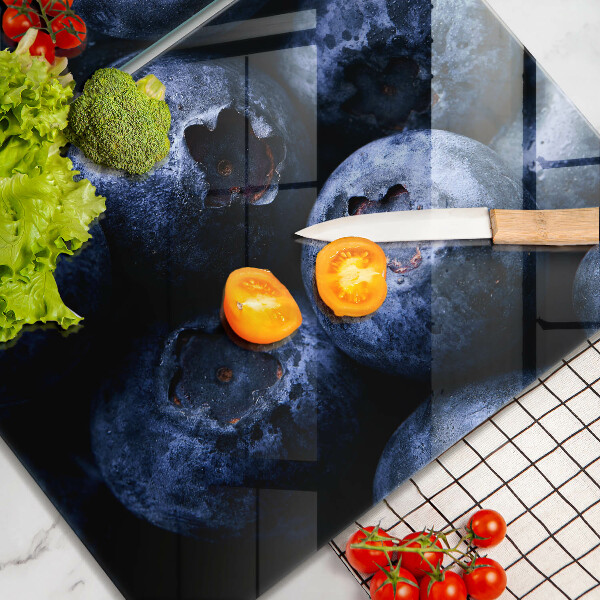 Glas Ceranfeldabdeckung Nahaufnahme von Beeren