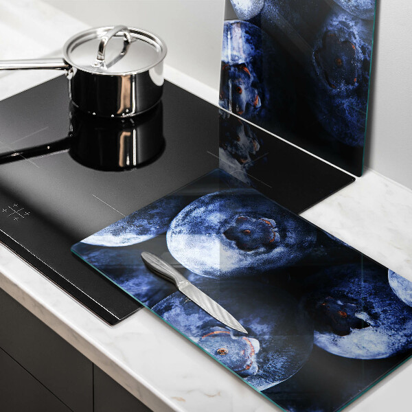 Glas Ceranfeldabdeckung Nahaufnahme von Beeren