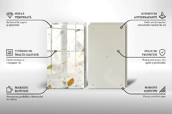 Glas Ceranfeldabdeckung Fallende Blätter