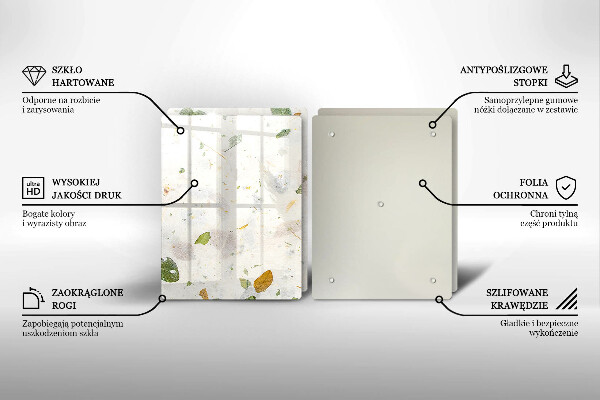 Glas Ceranfeldabdeckung Fallende Blätter