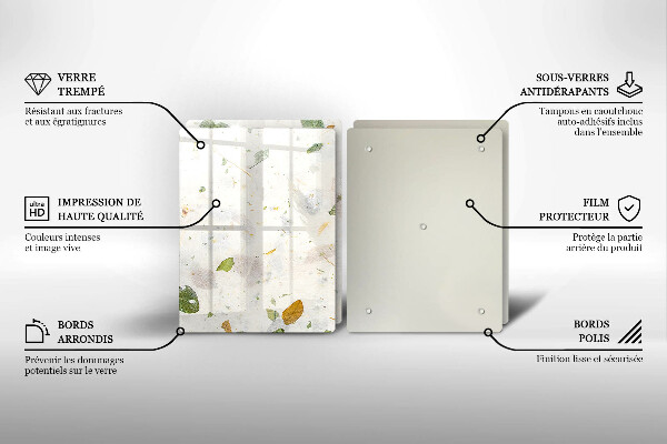 Glas Ceranfeldabdeckung Fallende Blätter