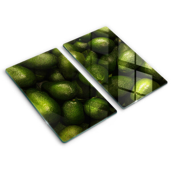 Glas Ceranfeldabdeckung Avocadofrucht