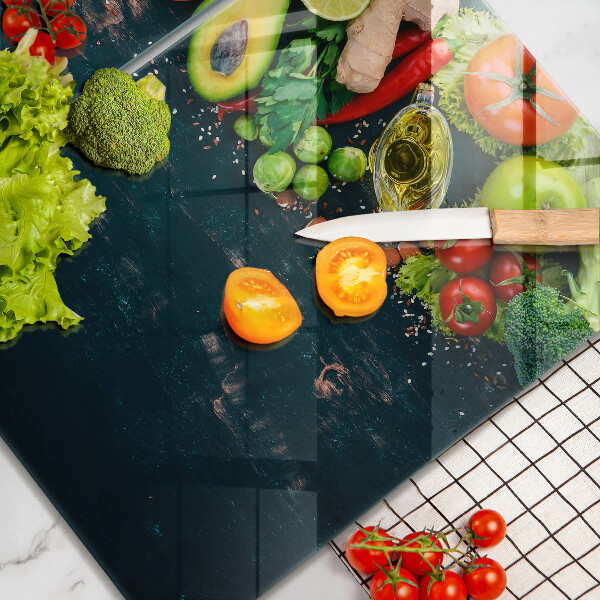 Glas Ceranfeldabdeckung Früchte und Gemüse