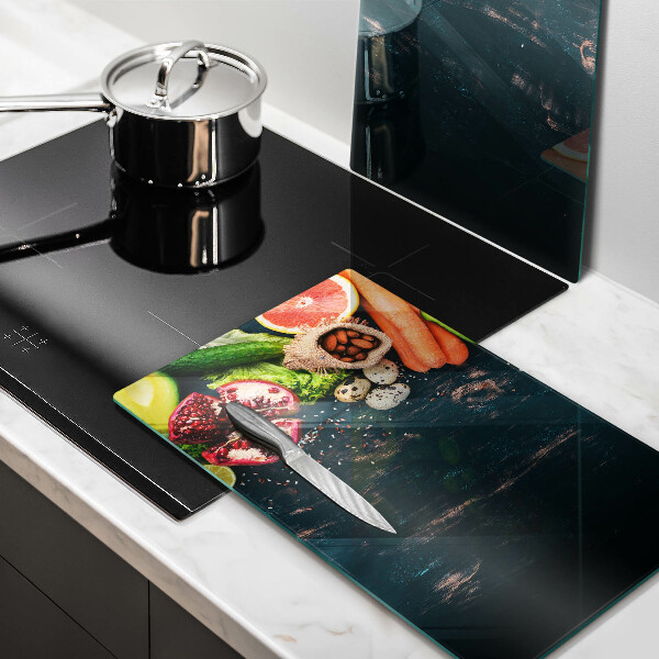 Glas Ceranfeldabdeckung Früchte und Gemüse