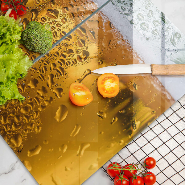 Glas Ceranfeldabdeckung Nasses Glas Bier