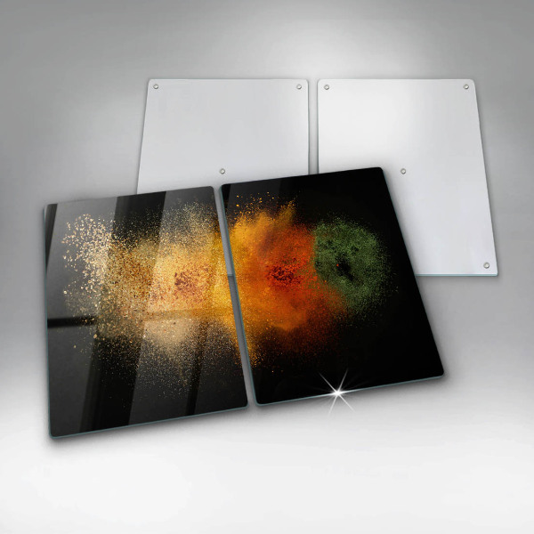 Glas Ceranfeldabdeckung Bunte Gewürze