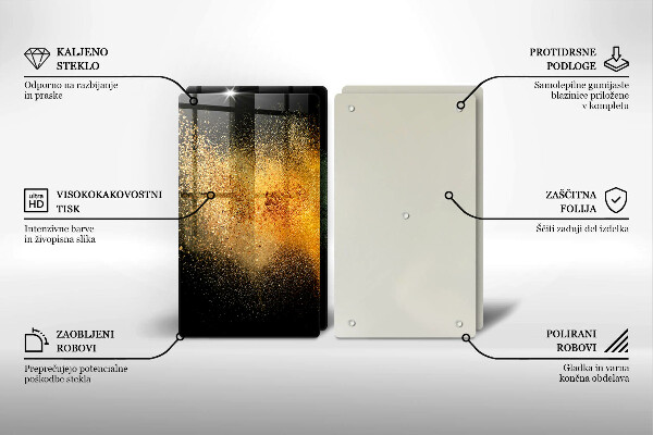 Glas Ceranfeldabdeckung Bunte Gewürze