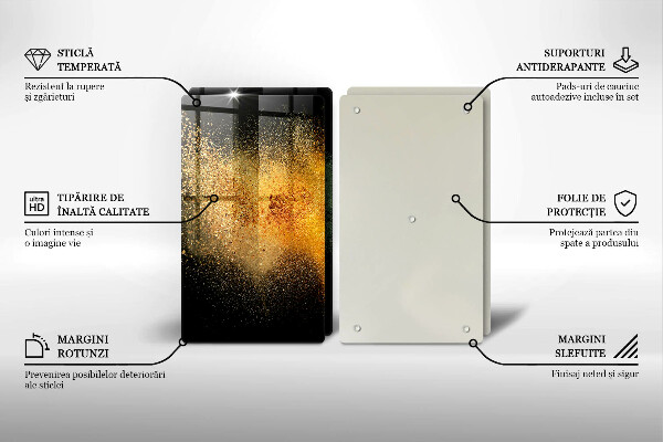 Glas Ceranfeldabdeckung Bunte Gewürze