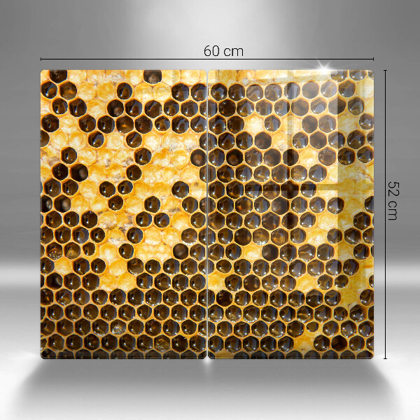Glas Ceranfeldabdeckung Bienenwabe
