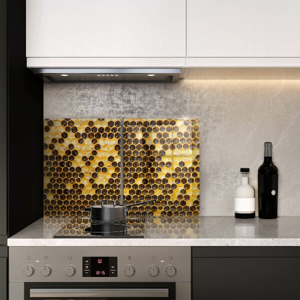 Glas Ceranfeldabdeckung Bienenwabe