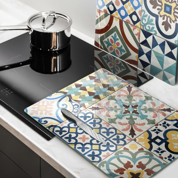 Glas Herdabdeckplatte Dekorative Fliesen