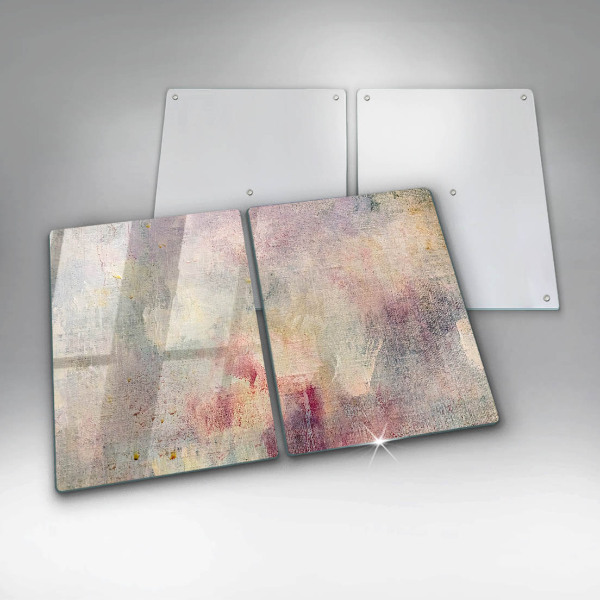 Glas Herdabdeckplatte Malen Sie den Texturhintergrund