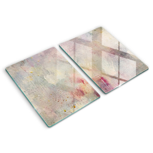 Glas Herdabdeckplatte Malen Sie den Texturhintergrund