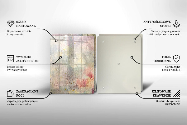 Glas Herdabdeckplatte Malen Sie den Texturhintergrund