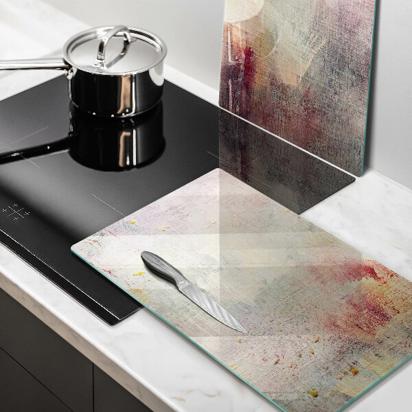 Glas Herdabdeckplatte Malen Sie den Texturhintergrund