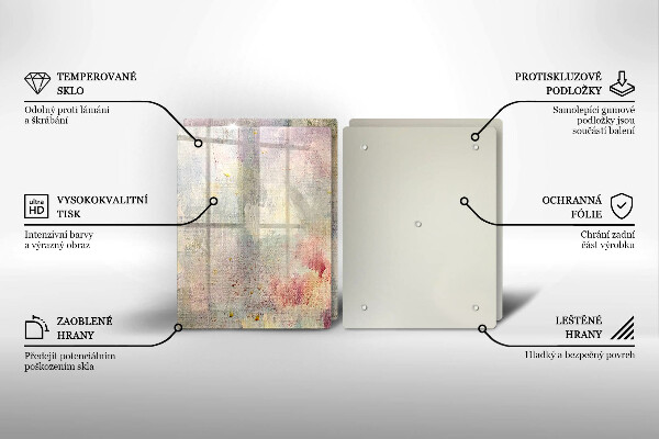 Glas Herdabdeckplatte Malen Sie den Texturhintergrund