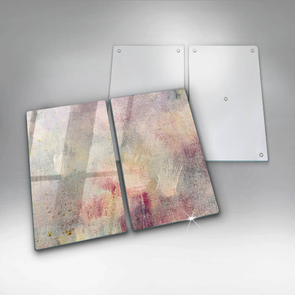 Glas Herdabdeckplatte Malen Sie den Texturhintergrund