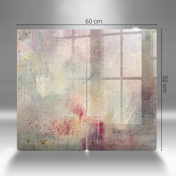 Glas Herdabdeckplatte Malen Sie den Texturhintergrund