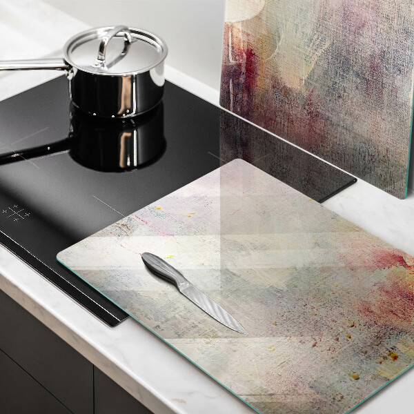 Glas Herdabdeckplatte Malen Sie den Texturhintergrund